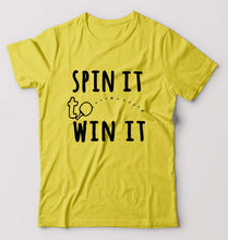 Load image into Gallery viewer, Table Tennie (TT) T-Shirt for Men-Yellow-Ektarfa.online
