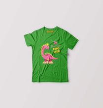 Load image into Gallery viewer, Dinosaur Kids T-Shirt for Boy/Girl-0-1 Year(20 Inches)-Flag Green-Ektarfa.online
