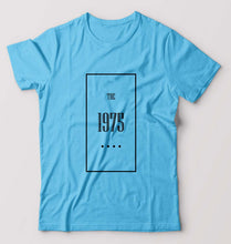 Load image into Gallery viewer, The 1975 T-Shirt for Men-S(38 Inches)-Light Blue-Ektarfa.online
