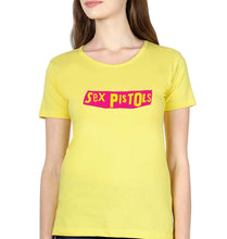 Load image into Gallery viewer, Sex Pistols T-Shirt for Women-Yellow-Ektarfa.online
