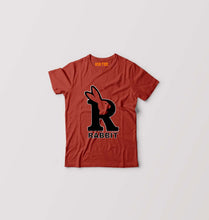 Load image into Gallery viewer, Rabbit Bunny Kids T-Shirt for Boy/Girl-Brick Red-Ektarfa.online
