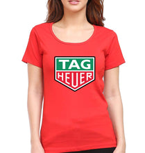 Load image into Gallery viewer, TAG Heuer T-Shirt for Women-XS(32 Inches)-Red-Ektarfa.online
