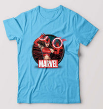 Load image into Gallery viewer, Scarlet Witch Wanda T-Shirt for Men-Light Blue-Ektarfa.online
