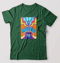 Load image into Gallery viewer, Psychedelic T-Shirt for Men-Bottle Green-Ektarfa.online
