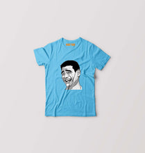 Load image into Gallery viewer, Yao Ming Face(Bitch Please) Kids T-Shirt for Boy/Girl-Sky Blue-Ektarfa.online
