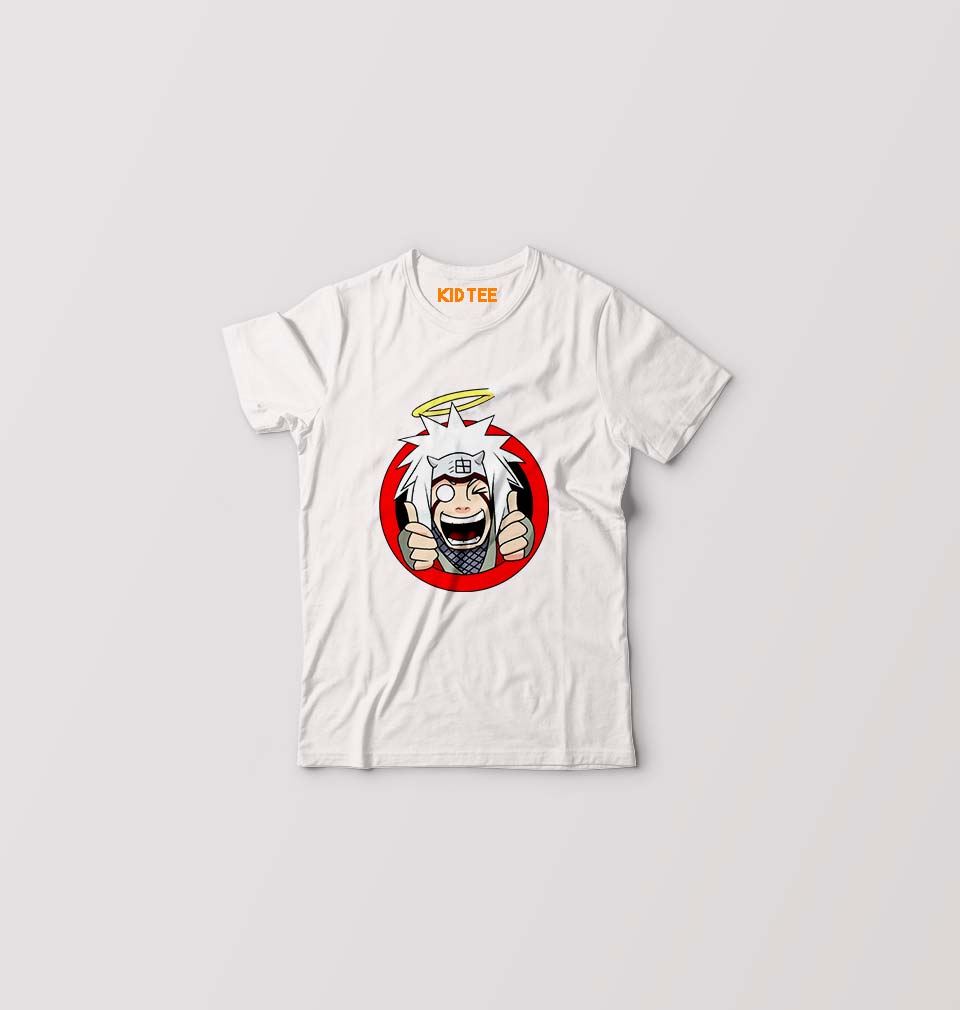 Jiraiya Kids T-Shirt for Boy/Girl-White-Ektarfa.online