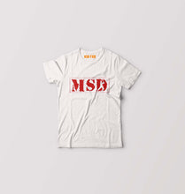 Load image into Gallery viewer, MS Dhoni (MSD) T-Shirt for Boy/Girl-White-Ektarfa.online
