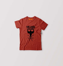 Load image into Gallery viewer, Villain Club Kids T-Shirt for Boy/Girl-0-1 Year(20 Inches)-Brick Red-Ektarfa.online
