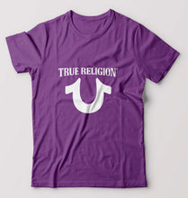 Load image into Gallery viewer, True Religion T-Shirt for Men-S(38 Inches)-Purple-Ektarfa.online

