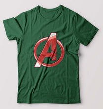Load image into Gallery viewer, Avengers T-Shirt for Men-S(38 Inches)-Bottle Green-Ektarfa.online
