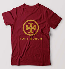 Load image into Gallery viewer, Tory Burch T-Shirt for Men-S(38 Inches)-Maroon-Ektarfa.online
