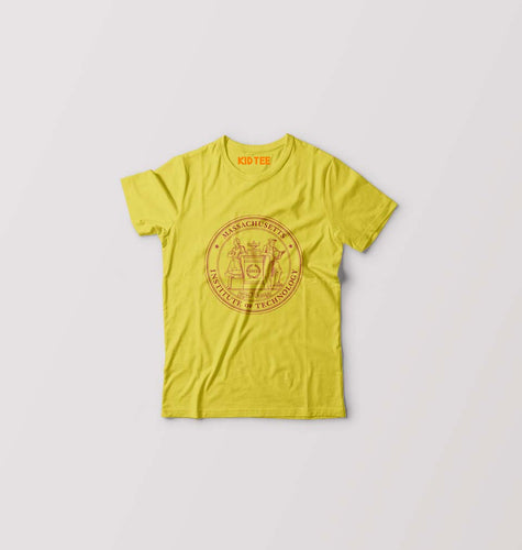 MIT Kids T-Shirt for Boy/Girl-Mustard Yellow-Ektarfa.online