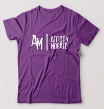 Load image into Gallery viewer, Antony Morato T-Shirt for Men-S(38 Inches)-Purple-Ektarfa.online
