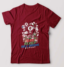 Load image into Gallery viewer, Billard Pool T-Shirt for Men-Maroon-Ektarfa.online
