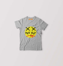 Load image into Gallery viewer, Peg Out Kids T-Shirt for Boy/Girl-Grey Melange-Ektarfa.online
