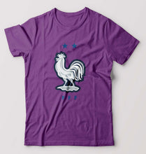 Load image into Gallery viewer, France Football T-Shirt for Men-Purple-Ektarfa.online

