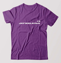 Load image into Gallery viewer, Jaywalking T-Shirt for Men-S(38 Inches)-Purple-Ektarfa.online
