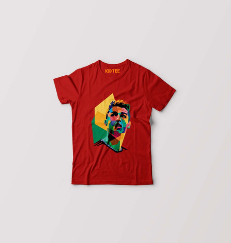 Cristiano Ronaldo CR7 Kids T-Shirt for Boy/Girl-0-1 Year(20 Inches)-RED-Ektarfa.online