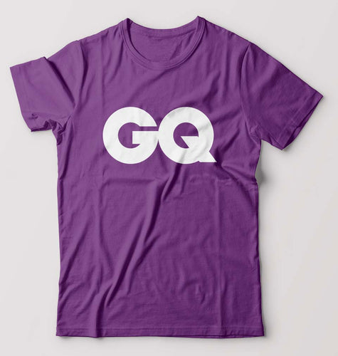 GQ Magazine T-Shirt for Men-Purple-Ektarfa.online