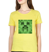 Load image into Gallery viewer, Minecraft T-Shirt for Women-Yellow-Ektarfa.online
