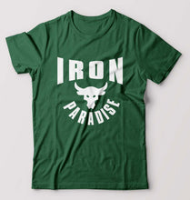 Load image into Gallery viewer, Iron Paradise T-Shirt for Men-Bottle Green-Ektarfa.online
