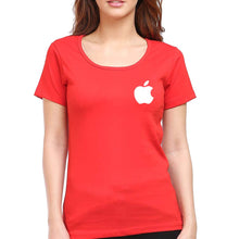 Load image into Gallery viewer, Apple T-Shirt for Women-Red-Ektarfa.online
