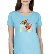 Load image into Gallery viewer, Hungry Dragon T-Shirt for Women-XS(32 Inches)-Light Blue-Ektarfa.online

