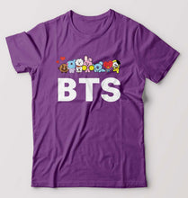 Load image into Gallery viewer, BTS T-Shirt for Men-Purple-Ektarfa.online
