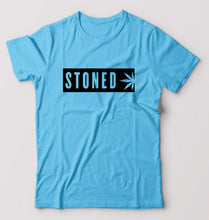 Load image into Gallery viewer, Stoned T-Shirt for Men-Light Blue-Ektarfa.online
