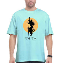 Load image into Gallery viewer, Dragon Ball Goku Oversized T-Shirt for Men-Mint-Ektarfa.online
