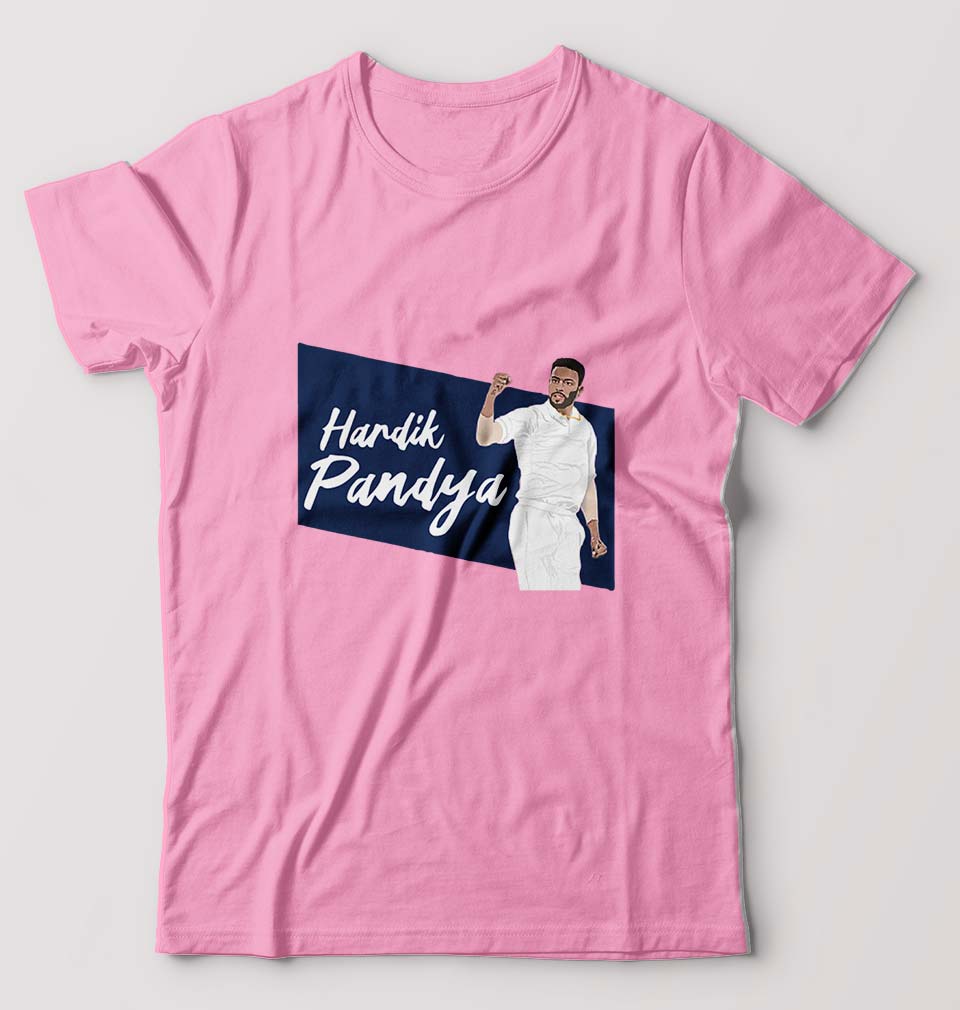 Hardik Pandya Trendy Men Round Neck T - Shirt .