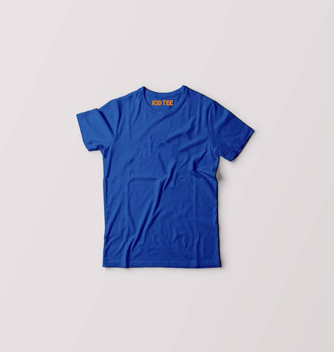 Kids Plain Royal Blue T-shirt For Boy/Girl-ektarfa.com
