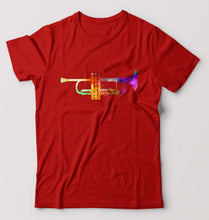 Load image into Gallery viewer, Trumpet T-Shirt for Men-Red-Ektarfa.online
