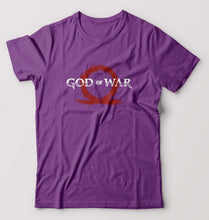 Load image into Gallery viewer, God of War T-Shirt for Men-S(38 Inches)-Purple-Ektarfa.online
