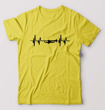 Load image into Gallery viewer, Trumpet Love T-Shirt for Men-Yellow-Ektarfa.online
