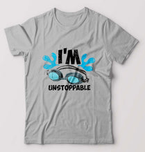 Load image into Gallery viewer, Swimming T-Shirt for Men-Grey Melange-Ektarfa.online
