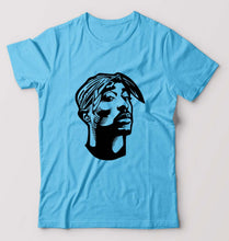 Load image into Gallery viewer, Tupac 2Pac T-Shirt for Men-S(38 Inches)-Light Blue-Ektarfa.online
