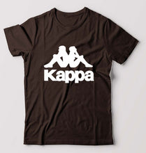 Load image into Gallery viewer, Kappa T-Shirt for Men-S(38 Inches)-Coffee Brown-Ektarfa.online
