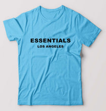Load image into Gallery viewer, Essentials T-Shirt for Men-S(38 Inches)-Light Blue-Ektarfa.online
