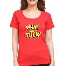 Load image into Gallery viewer, What The Fuck T-Shirt for Women-Red-Ektarfa.online
