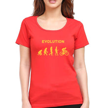 Load image into Gallery viewer, Cycling T-Shirt for Women-Red-Ektarfa.online
