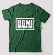 Load image into Gallery viewer, Battlegrounds Mobile India (BGMI) T-Shirt for Men-Bottle Green-Ektarfa.online
