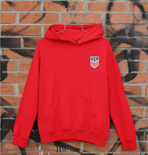 Load image into Gallery viewer, USA Football Unisex Hoodie for Men/Women-RED-Ektarfa.online

