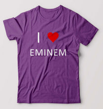 Load image into Gallery viewer, Eminem T-Shirt for Men-S(38 Inches)-Purple-Ektarfa.online
