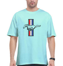 Load image into Gallery viewer, Ford Mustang Oversized T-Shirt for Men-Mint-Ektarfa.online
