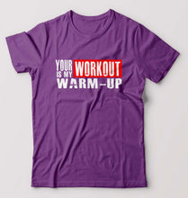 Load image into Gallery viewer, Gym T-Shirt for Men-S(38 Inches)-Purple-Ektarfa.online
