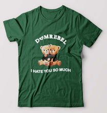 Load image into Gallery viewer, Domrebel Bear T-Shirt for Men-Bottle Green-Ektarfa.online
