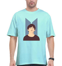 Load image into Gallery viewer, V-BTS(K-Pop) Oversized T-Shirt for Men-Mint-Ektarfa.online
