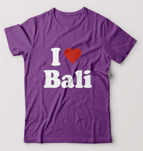 Load image into Gallery viewer, I Love Bali T-Shirt for Men-Purple-Ektarfa.online
