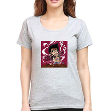 Load image into Gallery viewer, Monkey D. Luffy T-Shirt for Women-XS(32 Inches)-Grey Melange-Ektarfa.online
